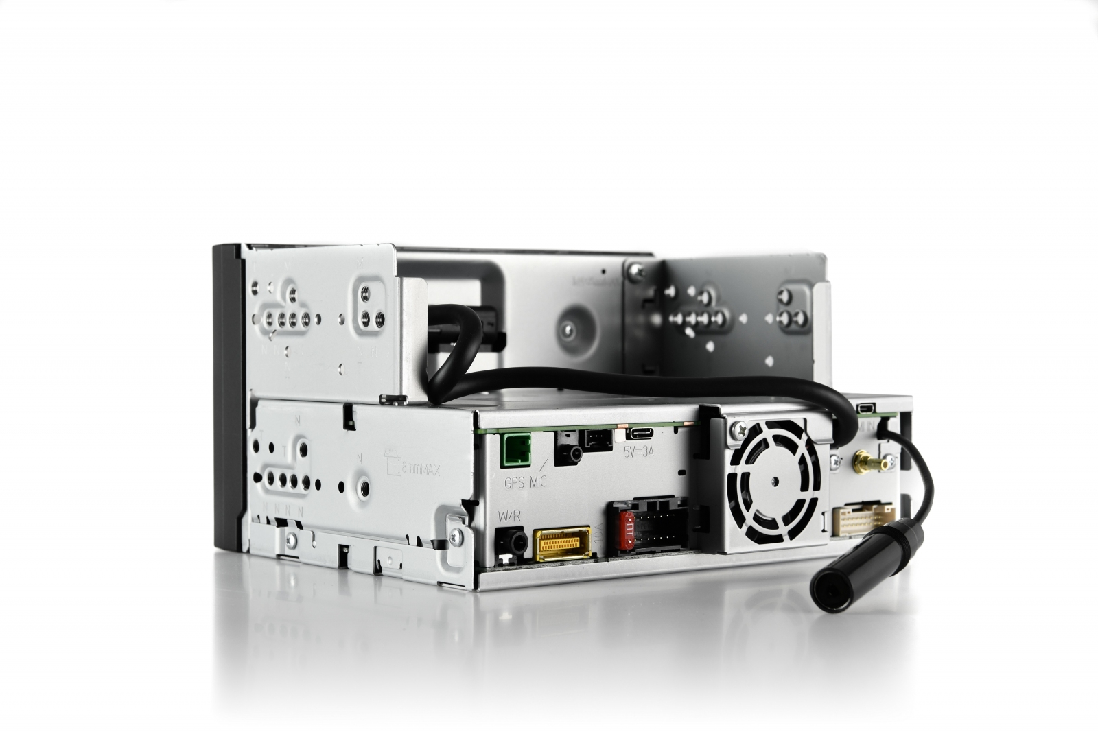 SPH-EVO64DAB 2-DIN-multimedia-asema. Apple CarPlay- ja Android Auto -yhteensopiva.