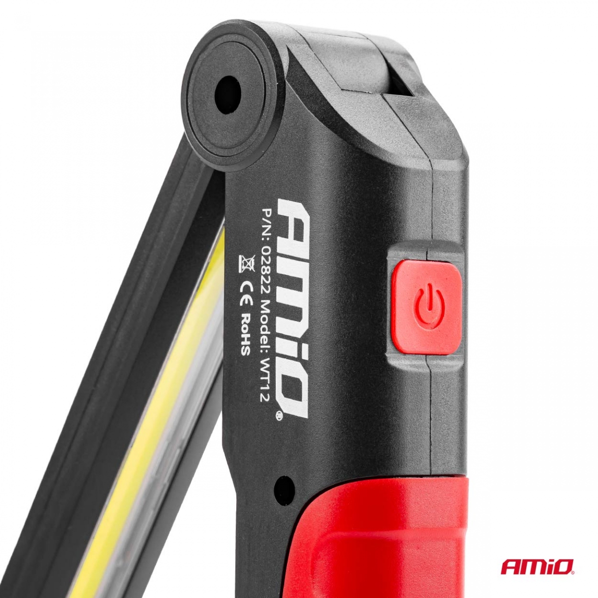 Lampada di ispezione con torcia elettrica e stazione di ricarica WT12 AMIO-02822