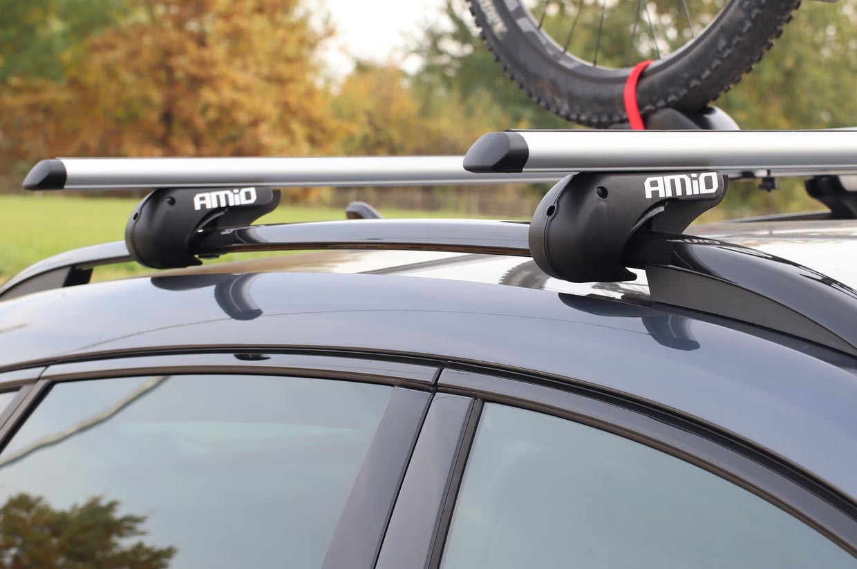 Poprzeczki dachowe na relingi aluminiowy 1200 mm CRR-01 AMIO-02586