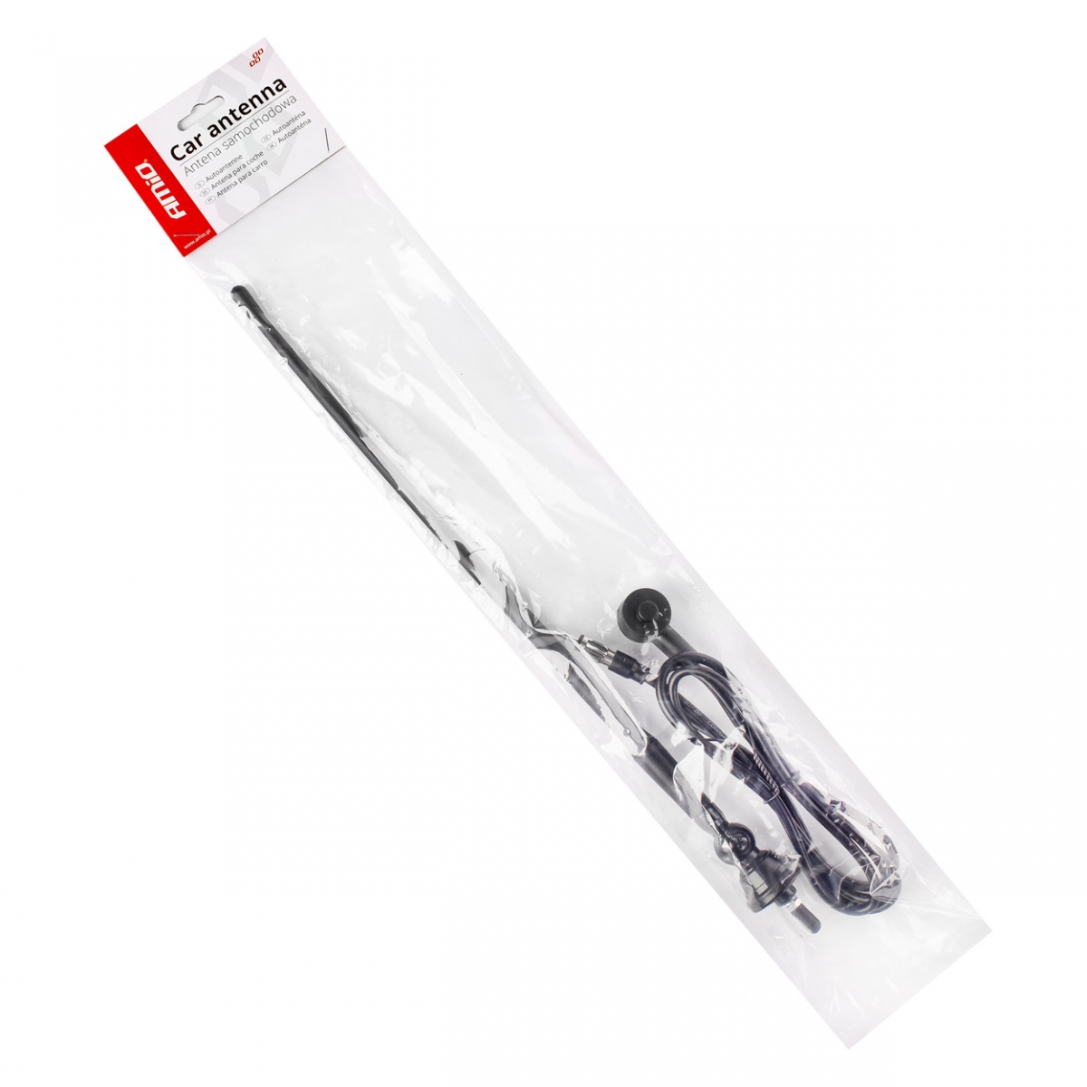 Bilantenn 34 cm 5 mm adapter ANT02 AMIO-01049