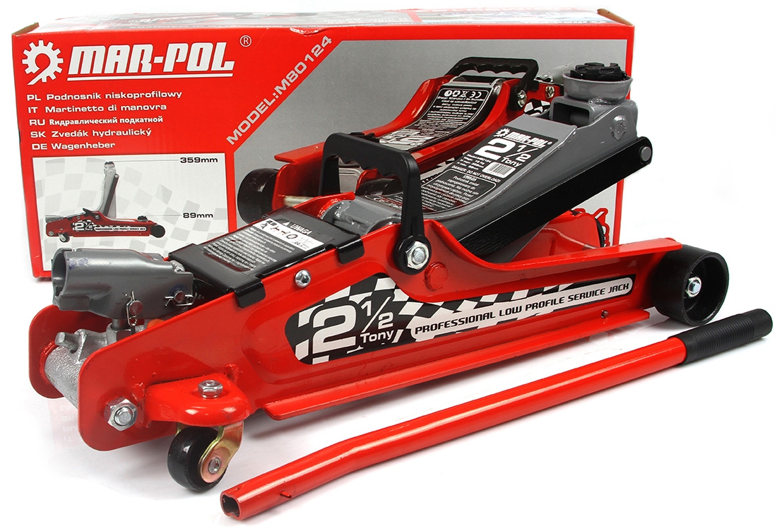 Cric hydraulique extra-plat 2,5 T 2500 kg HAUTE QUALITÉ