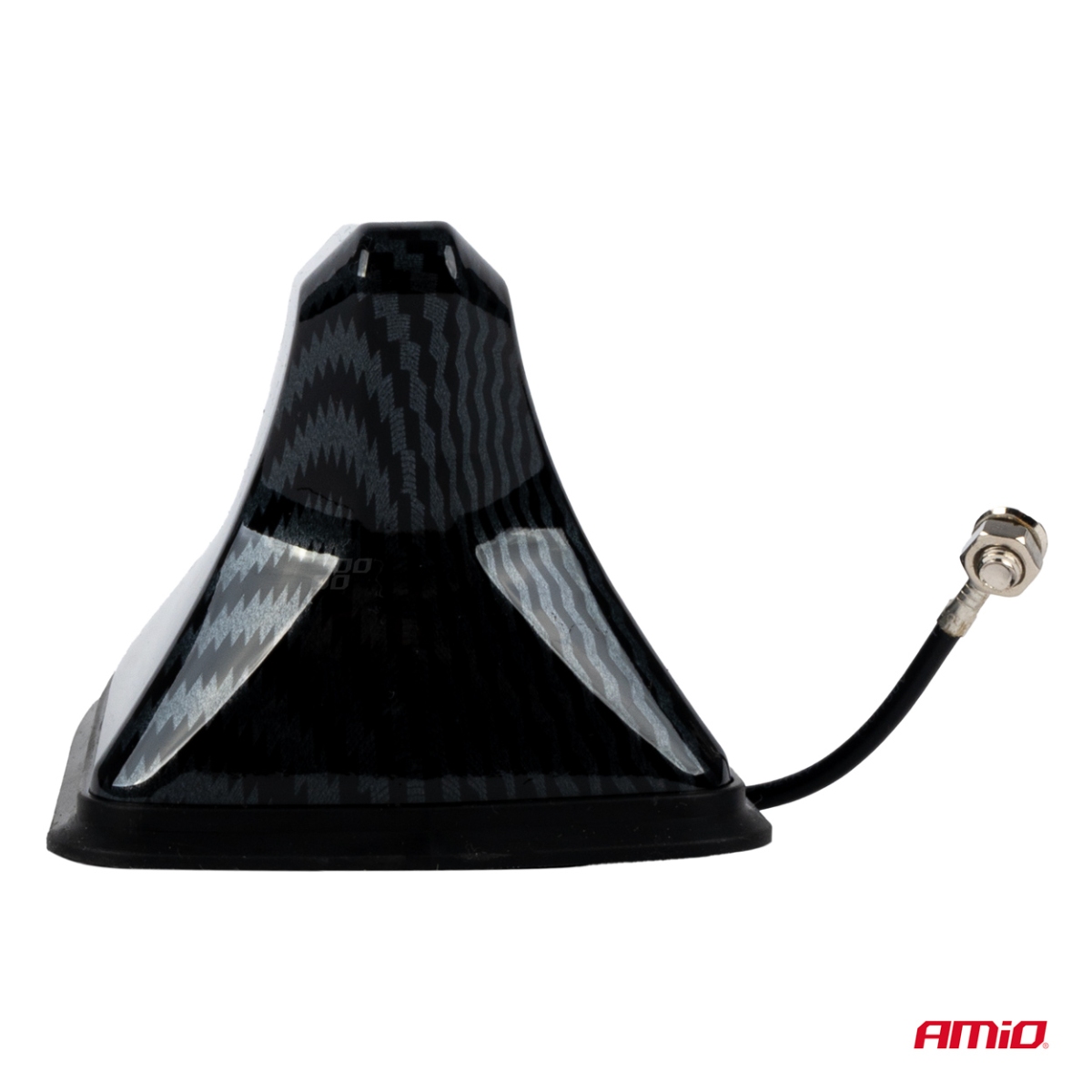 Antenna universale per auto, tipo pinna di squalo, carbonio AMIO-04158
