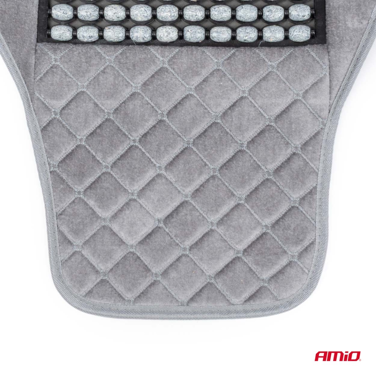 Tappetino per auto con perline, grigio, 45x120cm, CSM-17 AMIO-04430