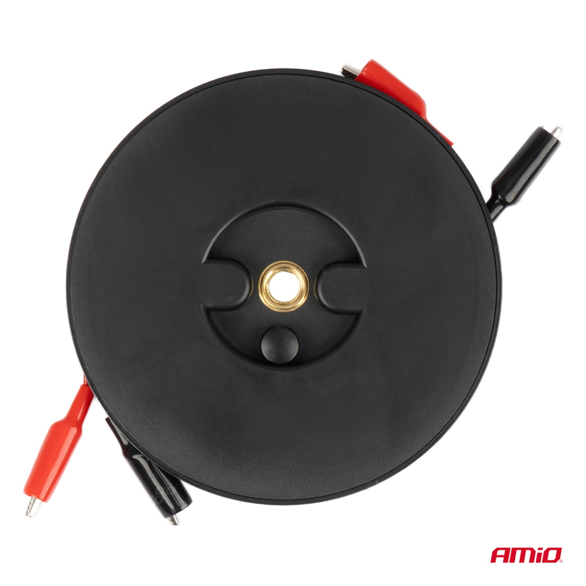 Cavi di misura a coccodrillo arrotolati 2x9m AMIO-04275