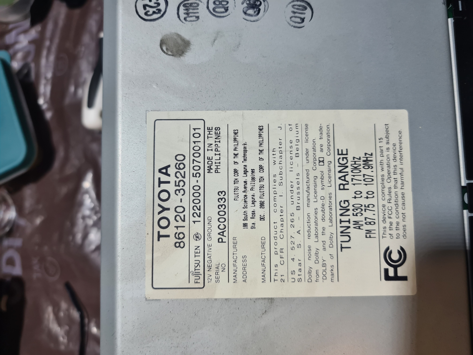 Adapter do sterowania z kierownicy Toyota Avensis, Corolla, RAV4, Yaris. Wzmacniacz JBL CTSTY00CAMP