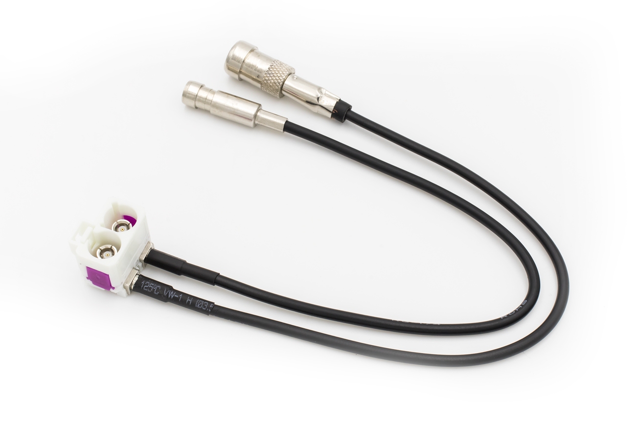 Diversity-Antennenadapter Audi RNS-E Fakra/A3,A4,A6