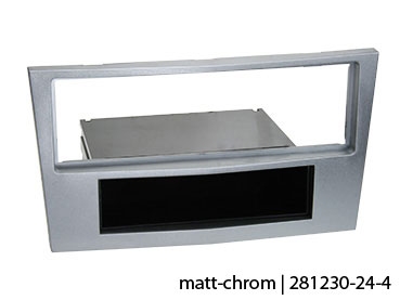 Ramka radiowa 1 DIN Opel Antara, Astra H, Corsa D, Zafira B 2004 -> matt-chrom