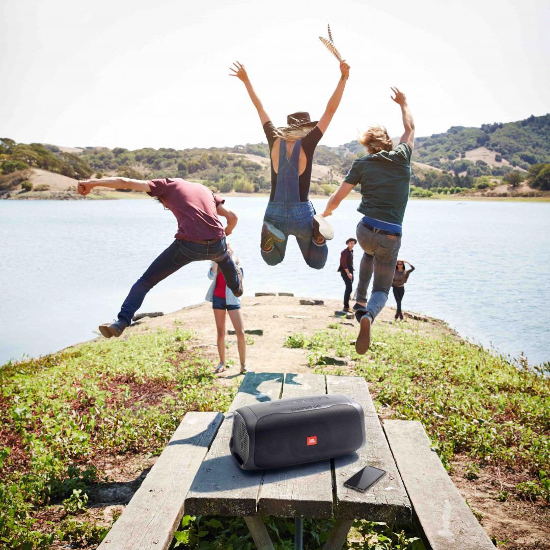 Aktywny subwoofer JBL BASSPRO GO, odłączany głośnik Bluetooth z wbudowanym akumulatorem