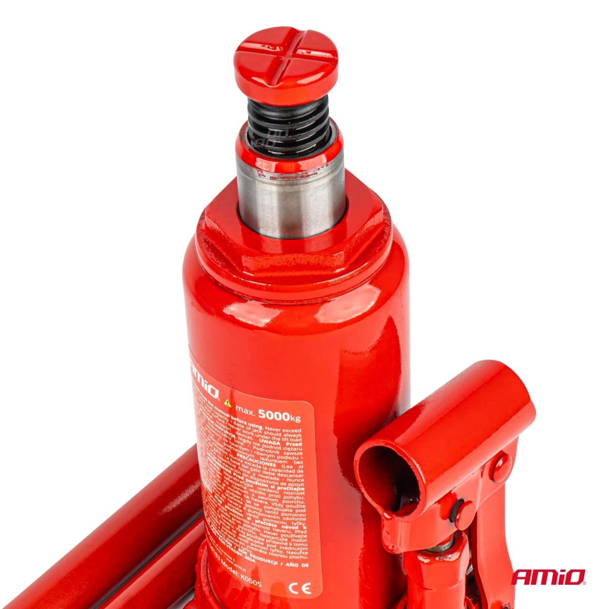 Élévateur de colonne hydraulique 5T 5000 kg, caisse PVC AMIO-04183