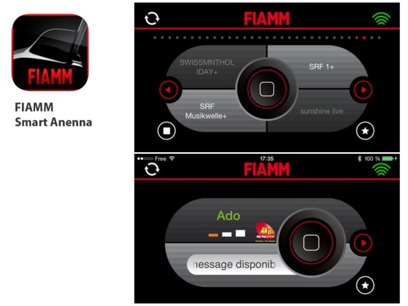 Antenne SHARK AM, FM, DAB, GPS, GSM pour Android/iOS