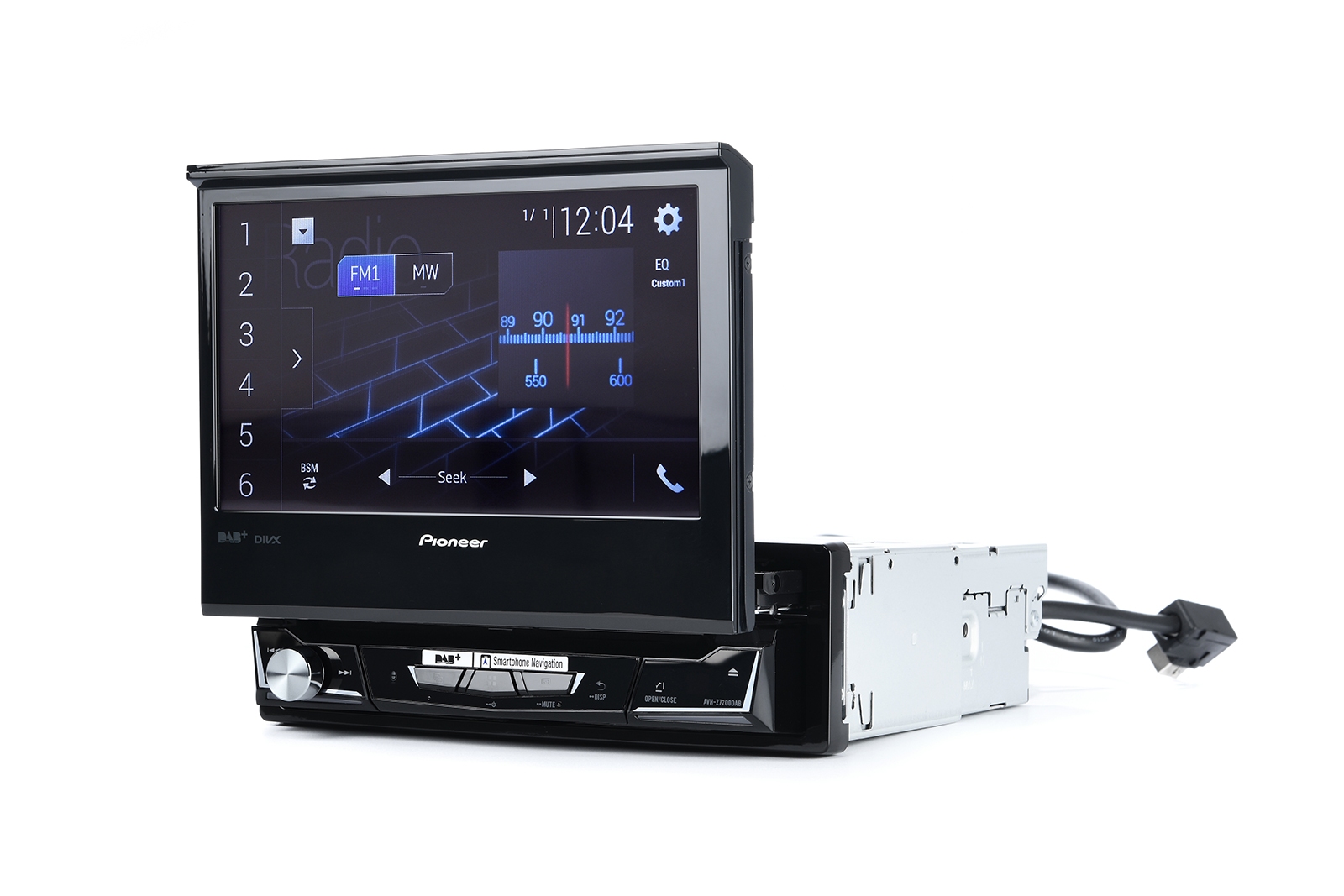 Pioneer AVH-Z7200DAB multimédia állomás. Apple CarPlay és Android Auto.