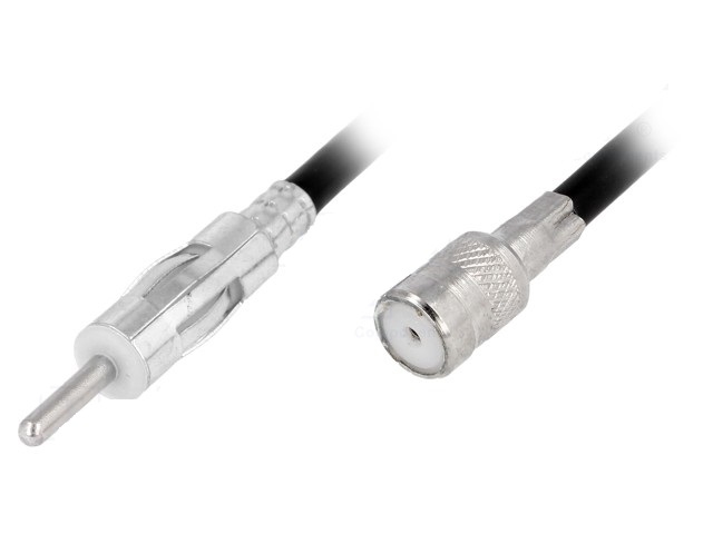 Antennenadapter ISO-DIN-Kabel; gerader Stecker