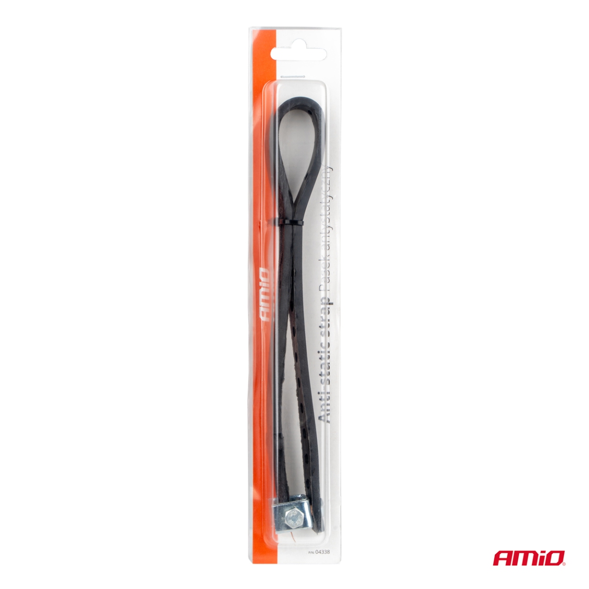 Pasek antystatyczny uziemienie do auta samochodu AMIO-04338