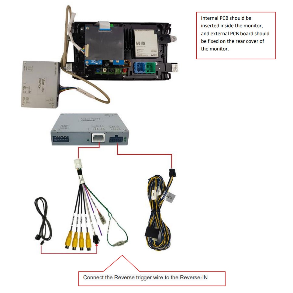 Adapter kamery cofania Fiat Ducato 3 (seria 8) 7 cali, od roku 2021 ->