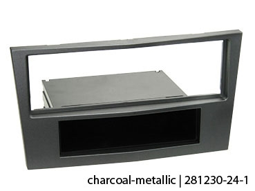 Ramka radiowa 1 DIN Opel Antara, Astra H, Corsa D, Zafira B 2004 -> charcoal metallic