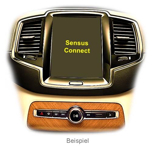 Interfejs do podłączenia kamery cofania Volvo XC90 2015 -> z nawigacją Sensus Connect i monitorem 8,7 cala.