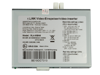 Interfejs wideo Mercedes A - clasa W177, Sprinter W907 2018 -> NTG 6 - MBUX . Monitor 7"/10,25" cala