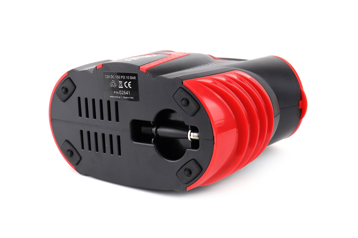 Kompresor samochodowy cyfrowy LED LCD 12V ACOMP-16 AMIO-02641