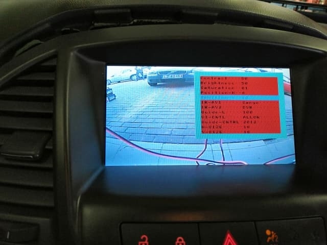 Interfejs wideo do podłączenia kamery Opel CD500, DVD600, DVD800, DVD900, CD600