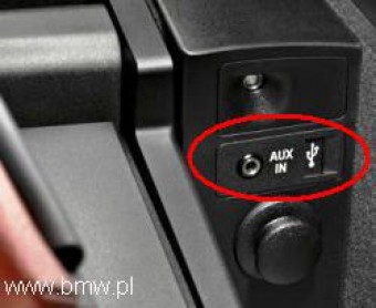 Aux do iPoda; iPod-USB + Jack 3,5mm stereo; BMW