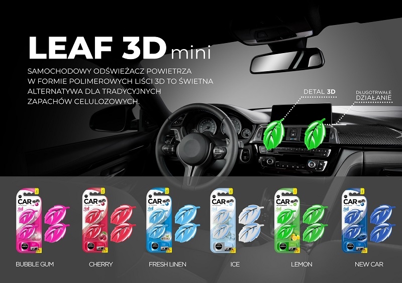 AROMA CAR LEAF 3D légfrissítő - CSERESZNYE