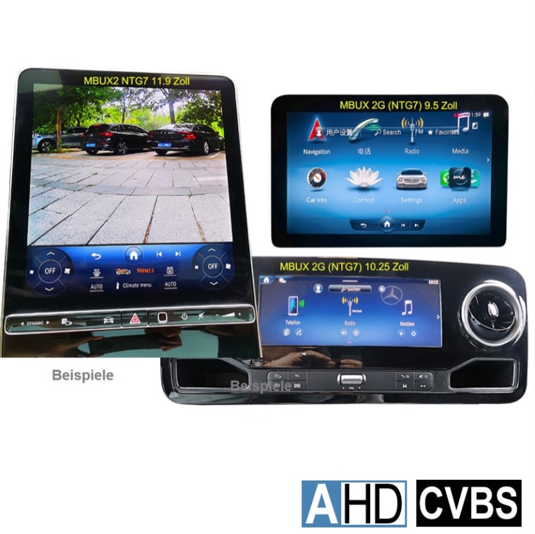 Interfaccia per il collegamento della telecamera Mercedes Sprinter MBUX NTG7 (CVBS/AHD)