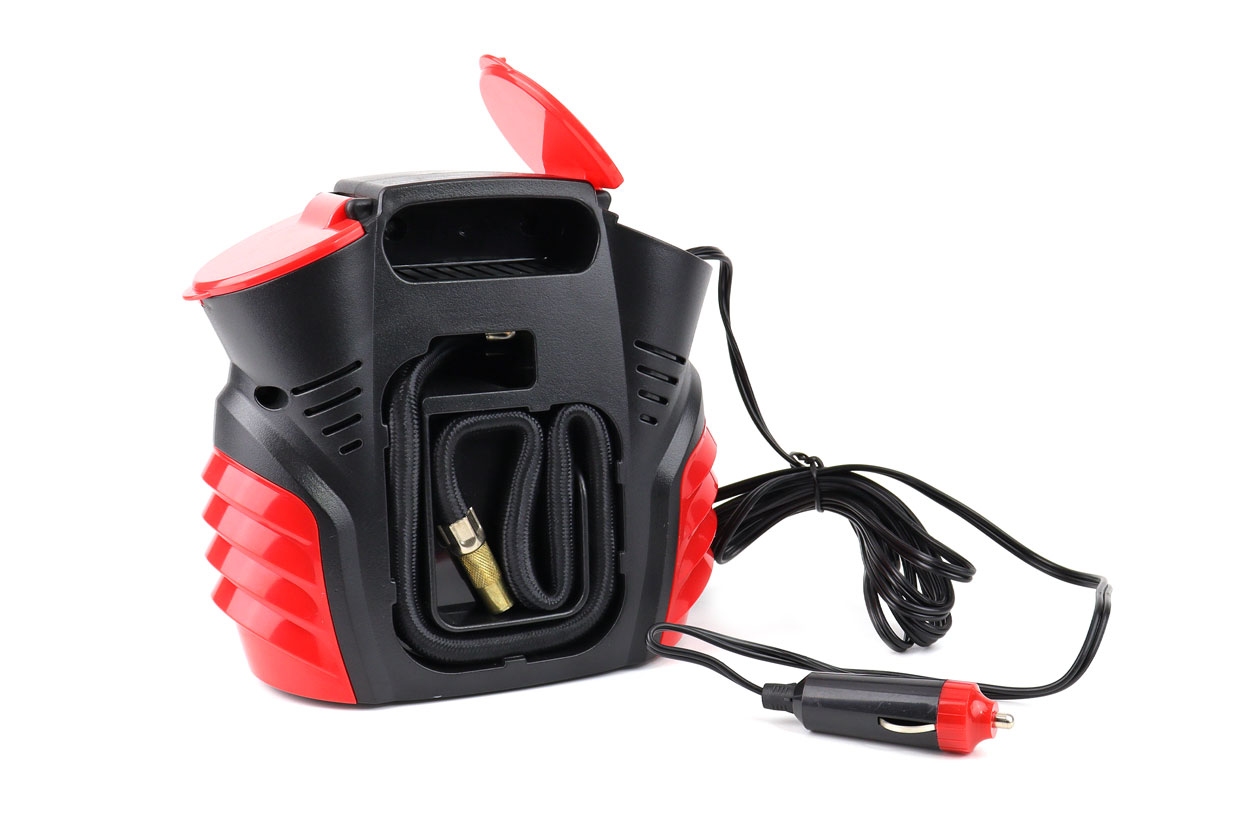 Kompresor samochodowy cyfrowy LED LCD 12V ACOMP-16 AMIO-02641