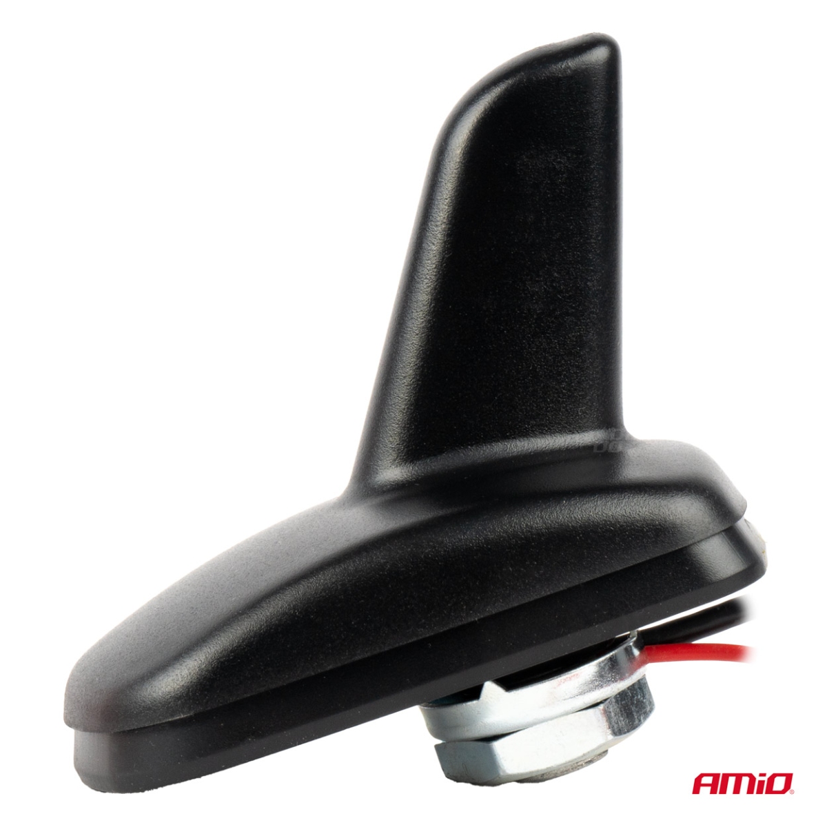 Universal shark type car antenna with amplifier and DIN plug AMIO-04159
