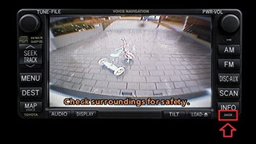 Adapter for connecting a rear view camera to a Toyota MFD GEN5/GEN6 DVD Navi Monitor