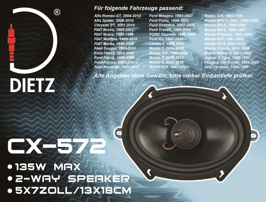 Dietz CX-572 Autolautsprecher