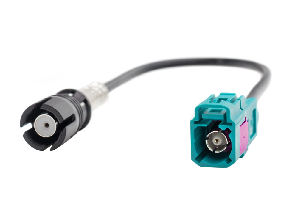 Adapter antenowy Fakra - Raku 2. VW-AUDI-SKODA-SEAT-RENAULT 15cm