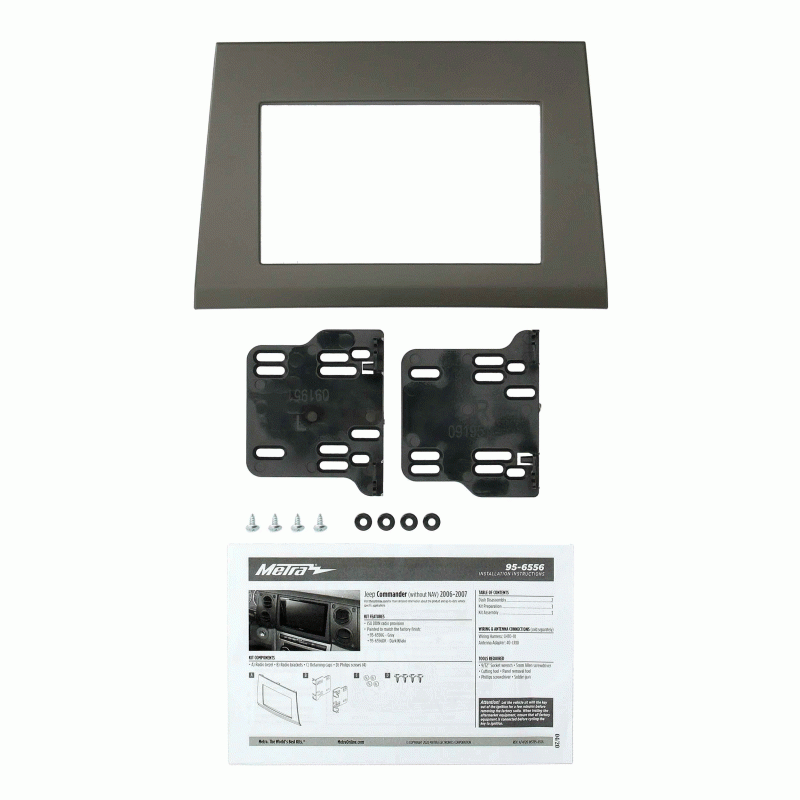 Marco radio 2 DIN Jeep Commander 2006 - 2007.