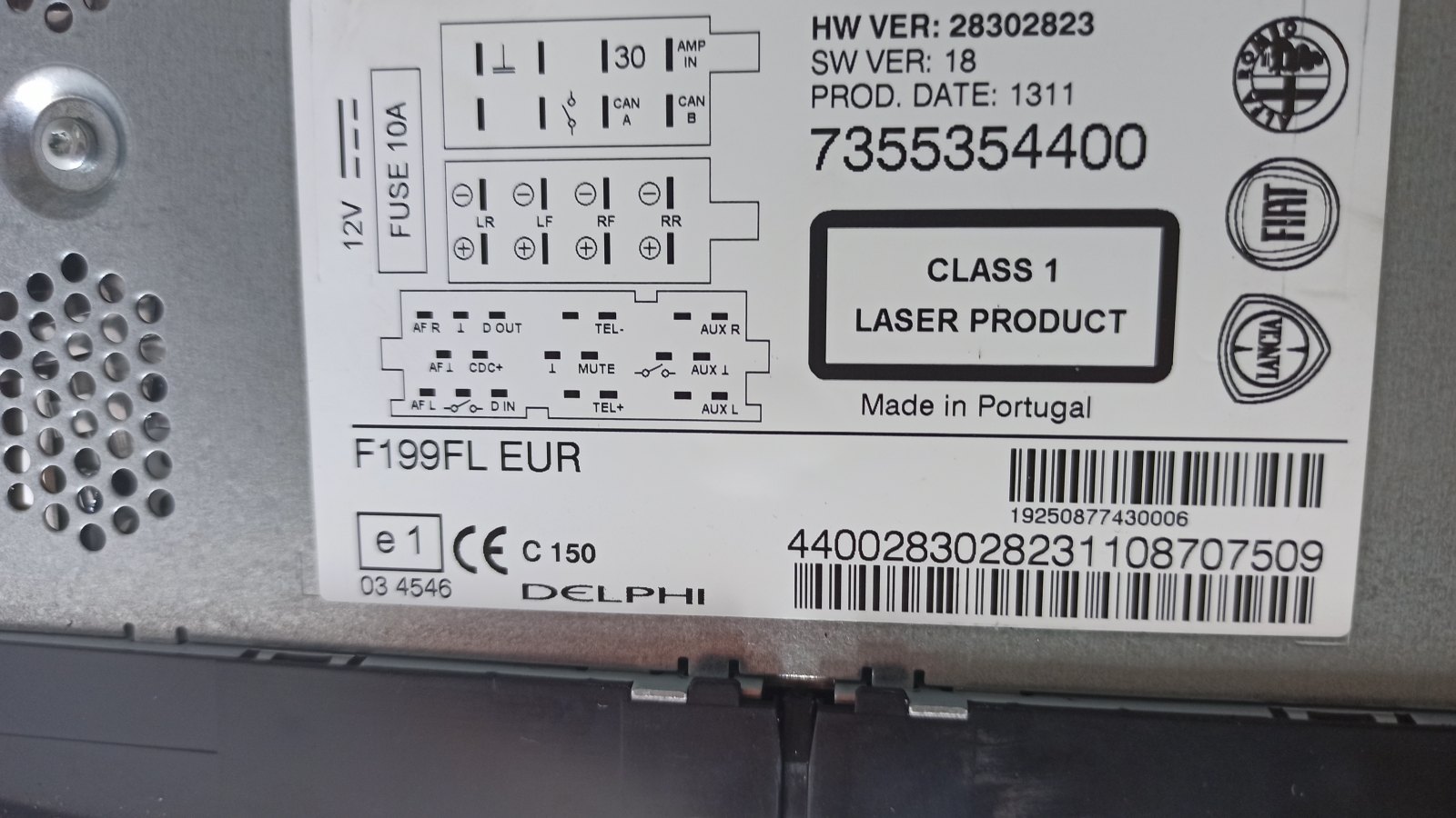 Can-Bus-Lenkradsteuerungsadapter Fiat Punto, 500, Ducato, Doblo CTSFA004.2