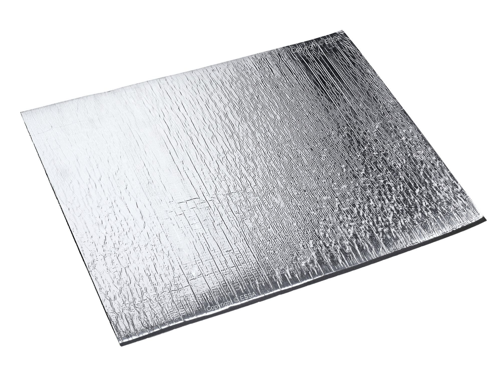 CTK Elastic F 6 - mousse thermo-acoustique avec feuille d'aluminium, épaisseur 6 mm. 50 x 40 cm