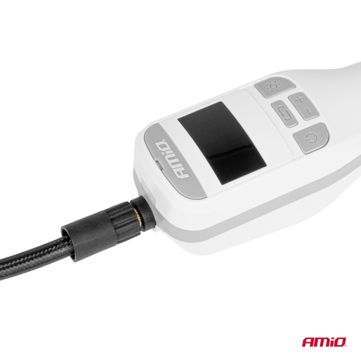 Kompresor samochodowy bezprzewodowy pompka elektryczna rowerowa 40W ACOMP-19 AMIO-03689