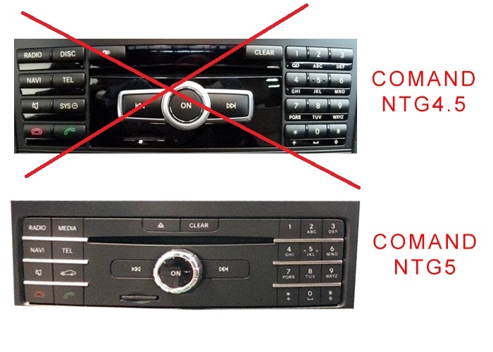 Interfaccia per telecamera MERCEDES Audio20 e Comand Online NTG5 / NTG5.1 Plug &amp; Play