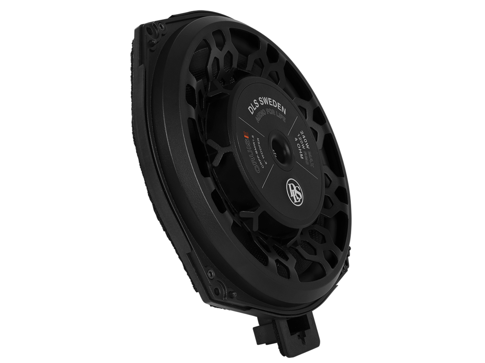 Subwoofer pod siedzenie BMW serii 1, 2, 3, 4, 5, 6, 7, i8,X1, X3, X4, X5, X6, Z4 /Mini. DLS Cruise 1 szt.