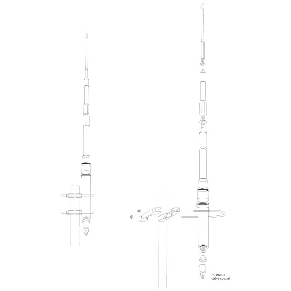 Antena CB PRESIDENT HIMALAYA WB