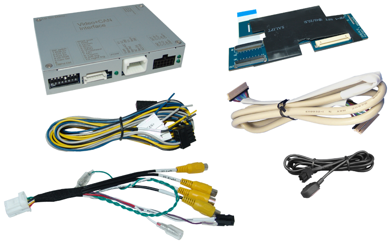 Adapteri Fiat 500:n peruutuskameraan. Jeep Compass, Renegade, Wrangler 7 tuumaa