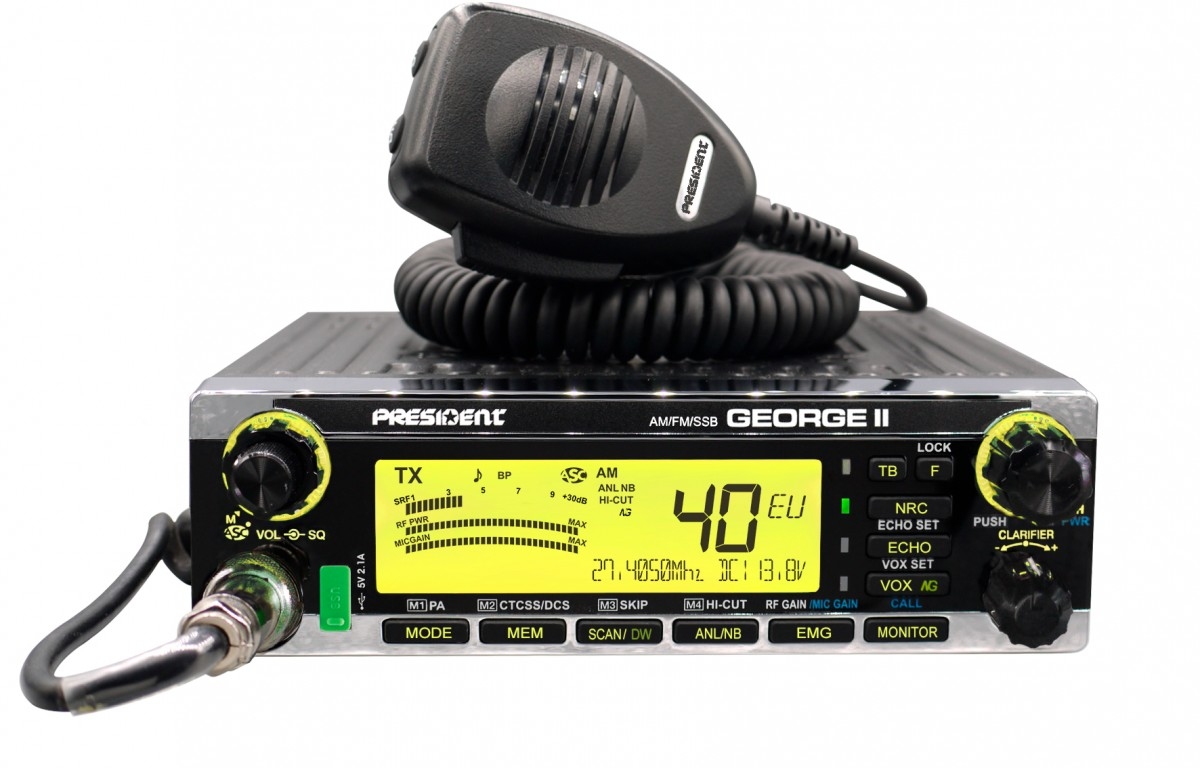 CB-radion presidentti George II AM/FM/SSB