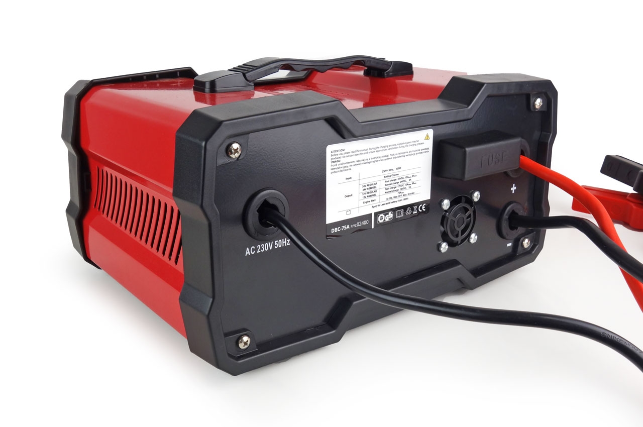 Gleichrichter mit Startfunktion, Batterieladegerät 12V, 24V max 12A Boost 75A 12V AMIO-02400