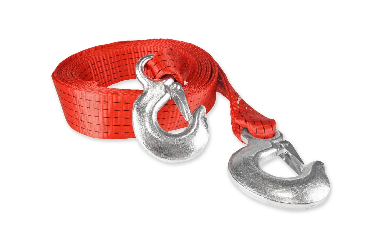 Puksiirköis, puksiirköis, lint, 7500 kg, 50 mm, 5 m, konks + konks, AMIO-02013