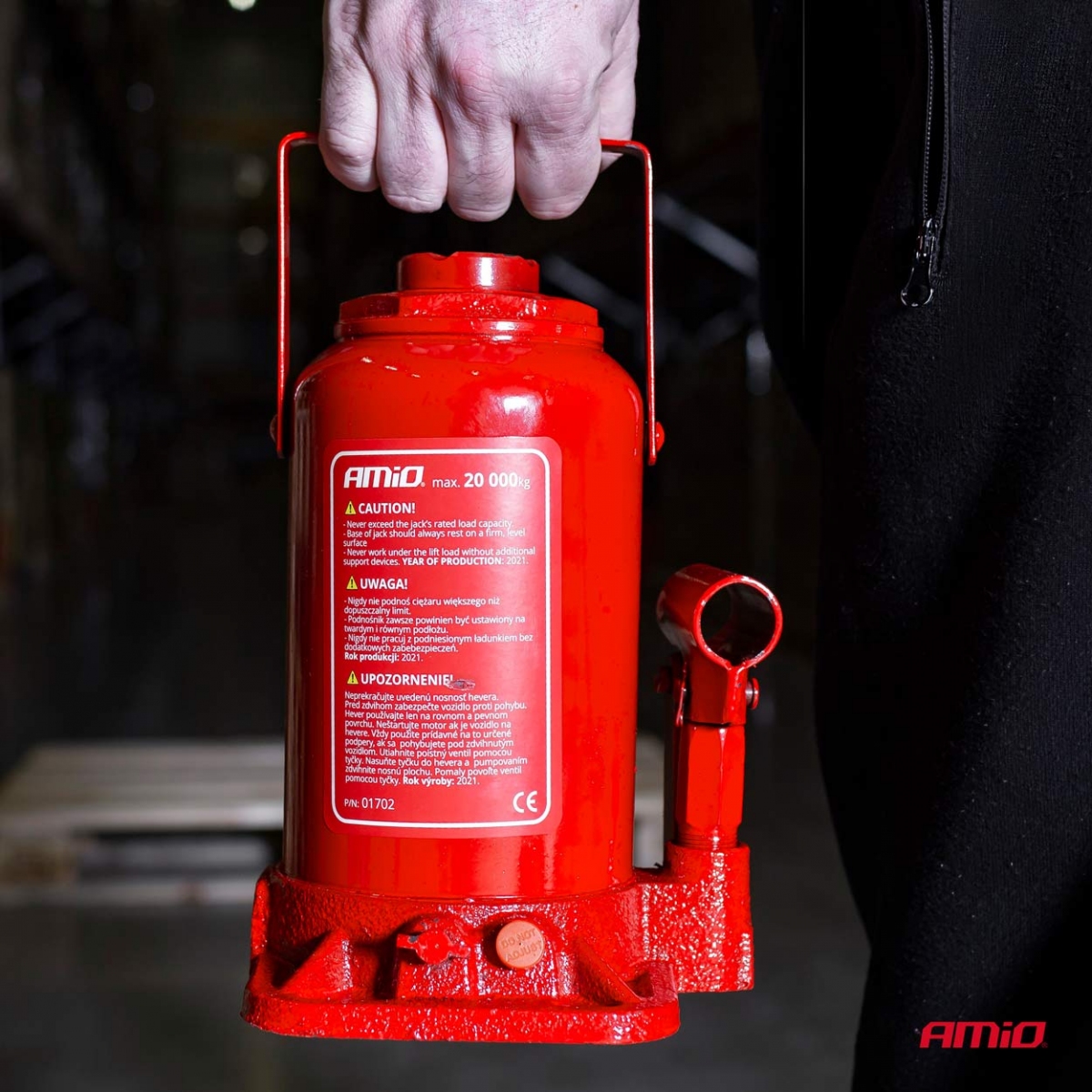 Élévateur de poteau hydraulique 20T 20000 kg AMIO-01702