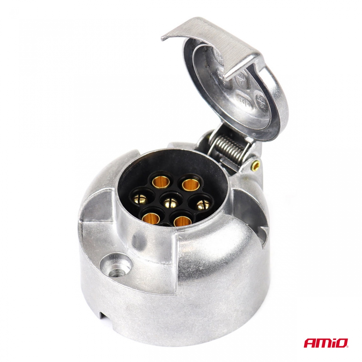 Presa per gancio di traino in alluminio 7 PIN AMIO-03217