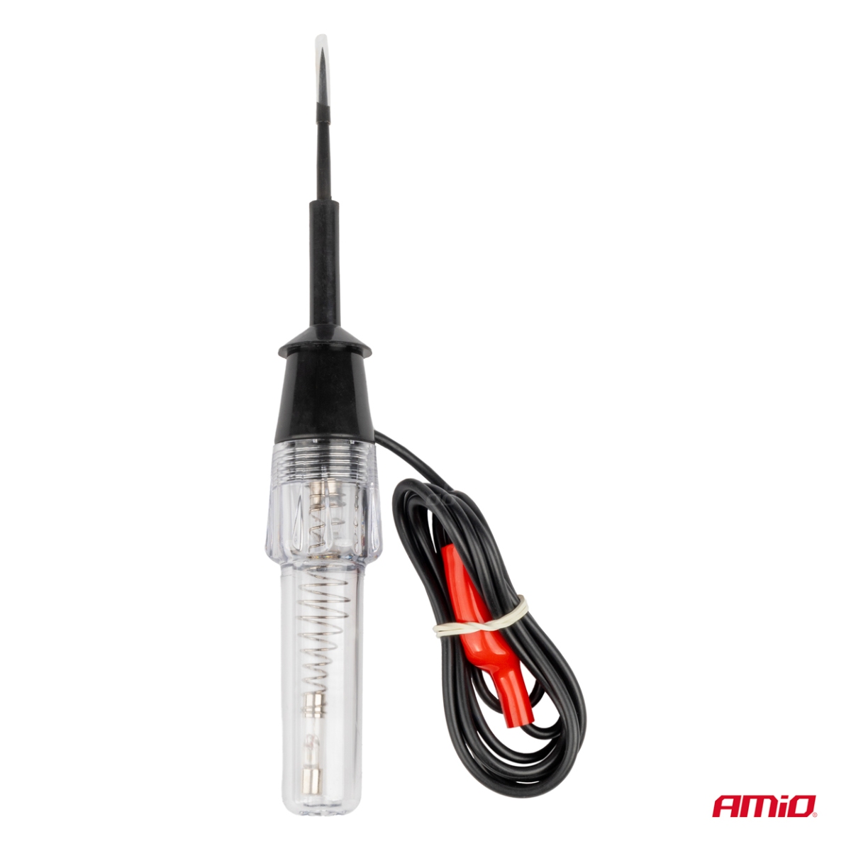 Tester di tensione per auto con pinza a coccodrillo 6-12V AMIO-04272