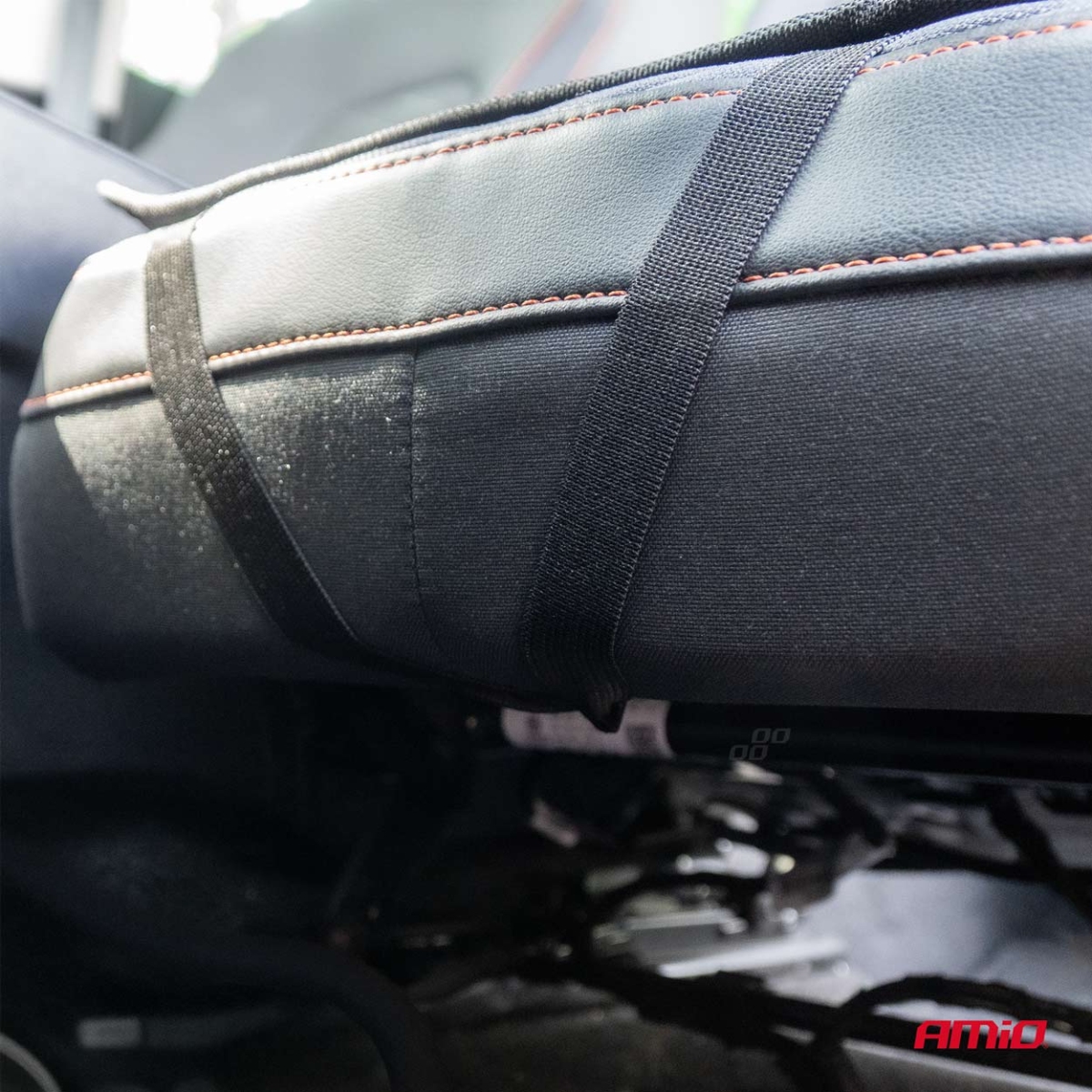 Tappetino per auto con perline, grigio, 45x120cm, CSM-17 AMIO-04430