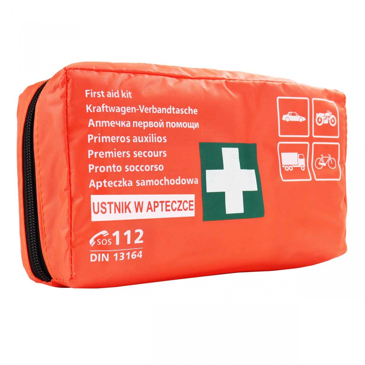 Kit di pronto soccorso con boccaglio DIN 13164 AMIO-01691