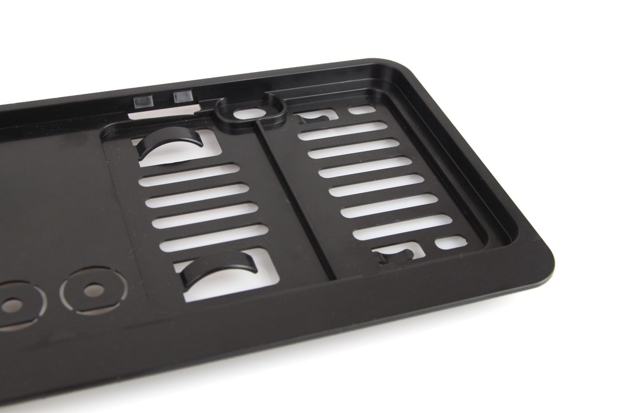 Cadre de plaque d'immatriculation noir court USA AMIO-02108