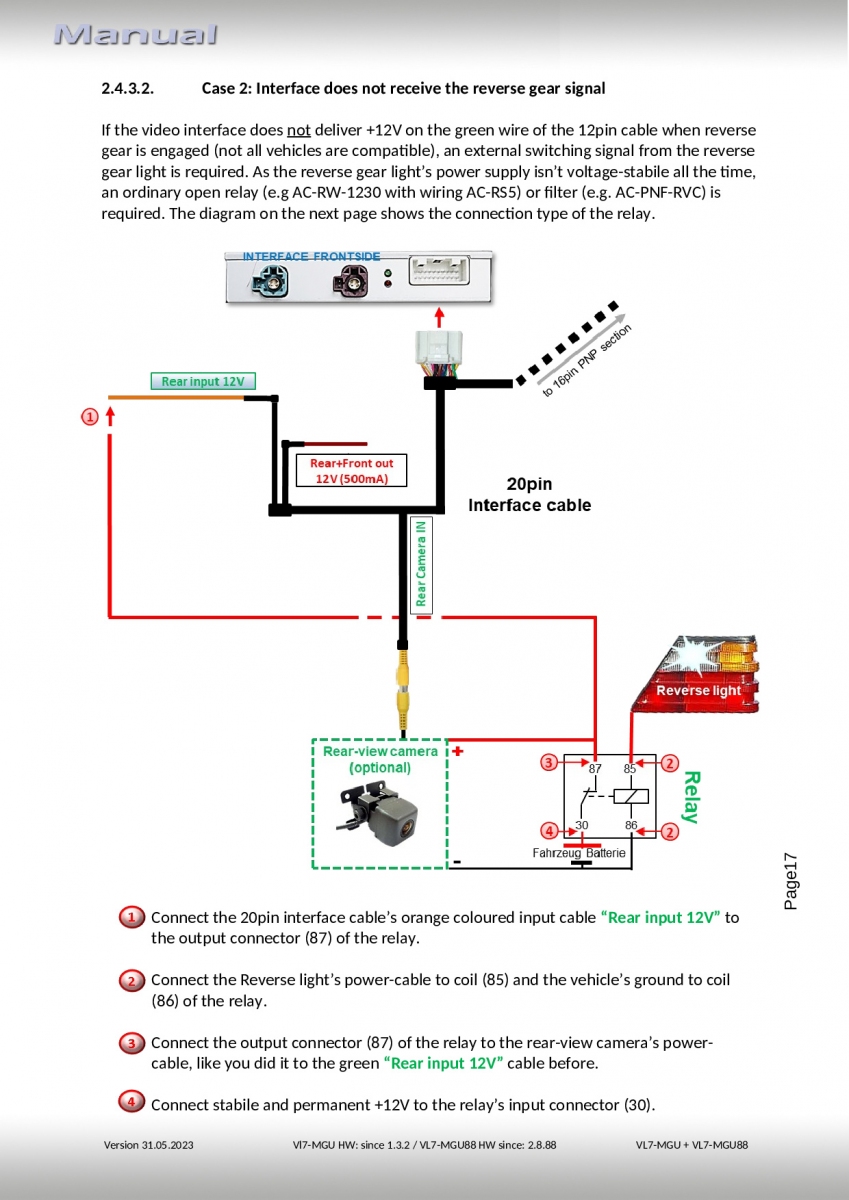 Adapteri BMW MGU:lle, HSD+2 peruutuskameralle