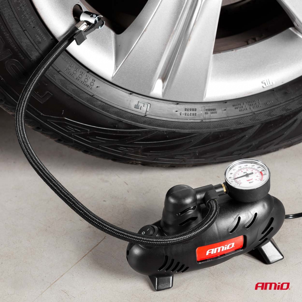 Mini car compressor 12V ACOMP-07 AMIO-02181